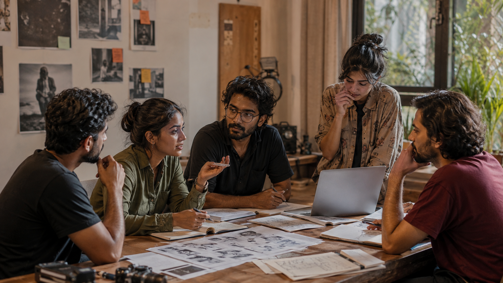 Collaborative Writers’ Room session